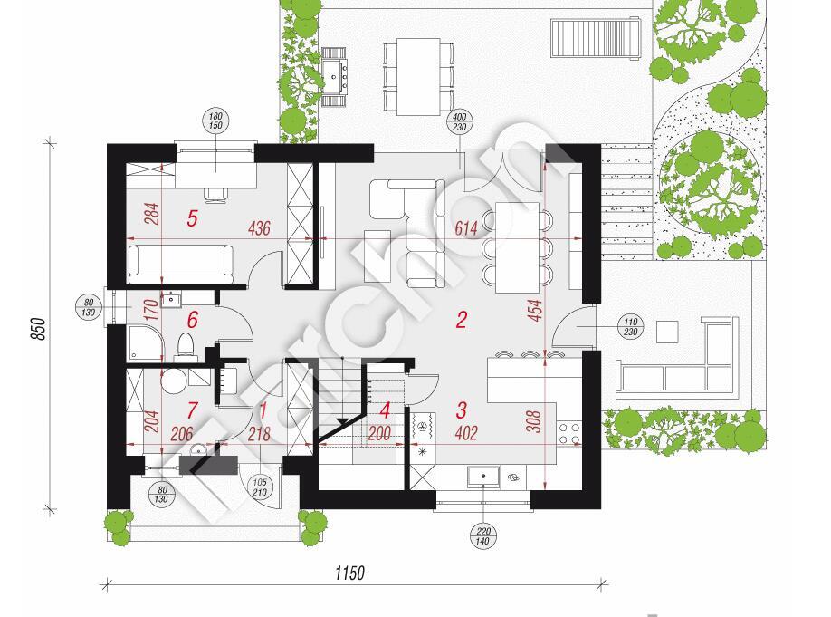 Dom z garażem - zdjęcie 3