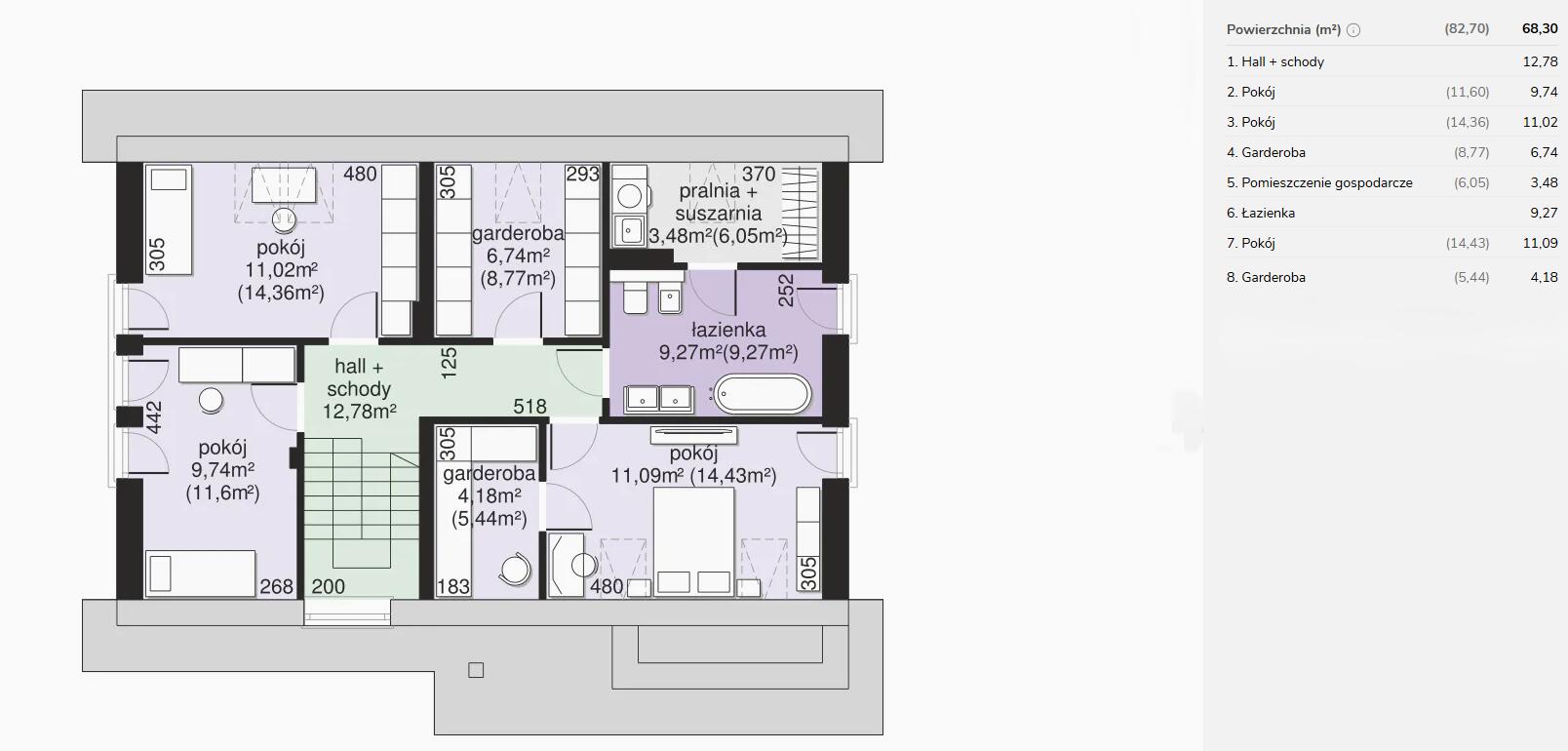 Dom z tarasem i lasem - zdjęcie 4