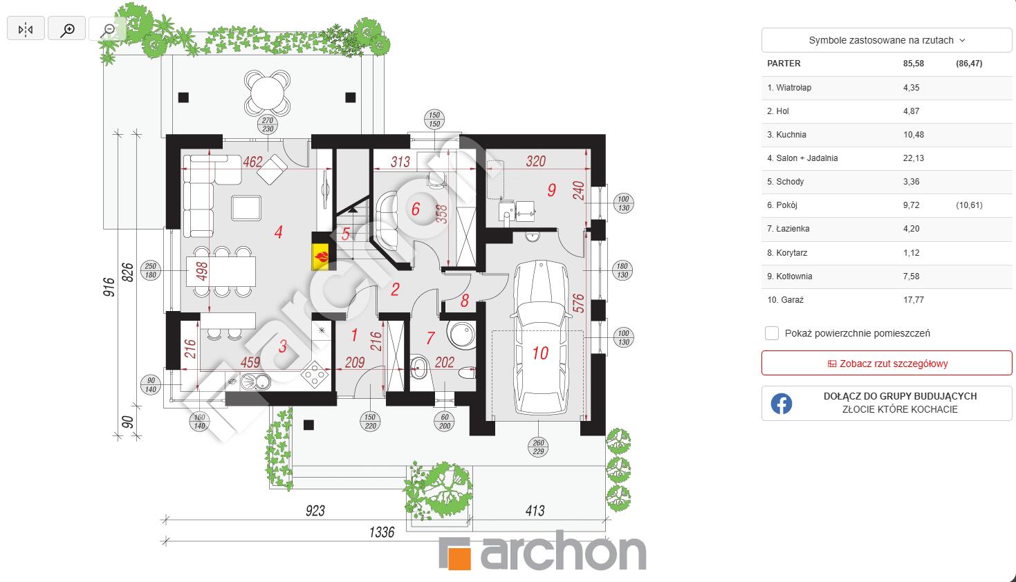 Energooszczędny dom jednorodzinny blisko lasu garaż - zdjęcie 11